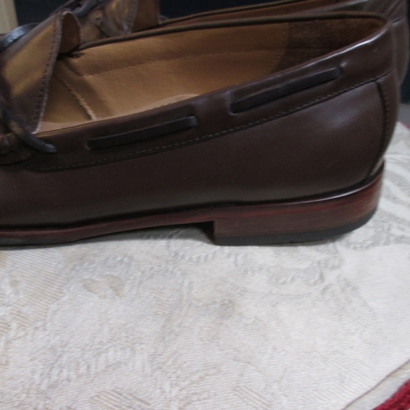 new COLE HAAN FAIRMONT PE Men\'s chestnut leather LOAFERS Sz 10 main image 14